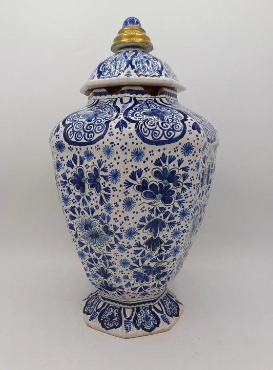 Vase / Potiche - Faïence de Delft - Signé La Griffe de Porcelaine AR CONCEPT
