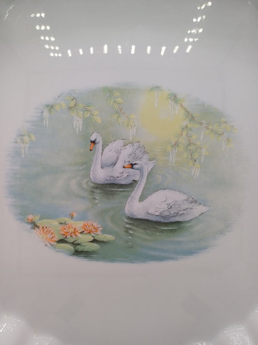 Plat en porcelaine fine – Les Décors de Montdauphin - Collection