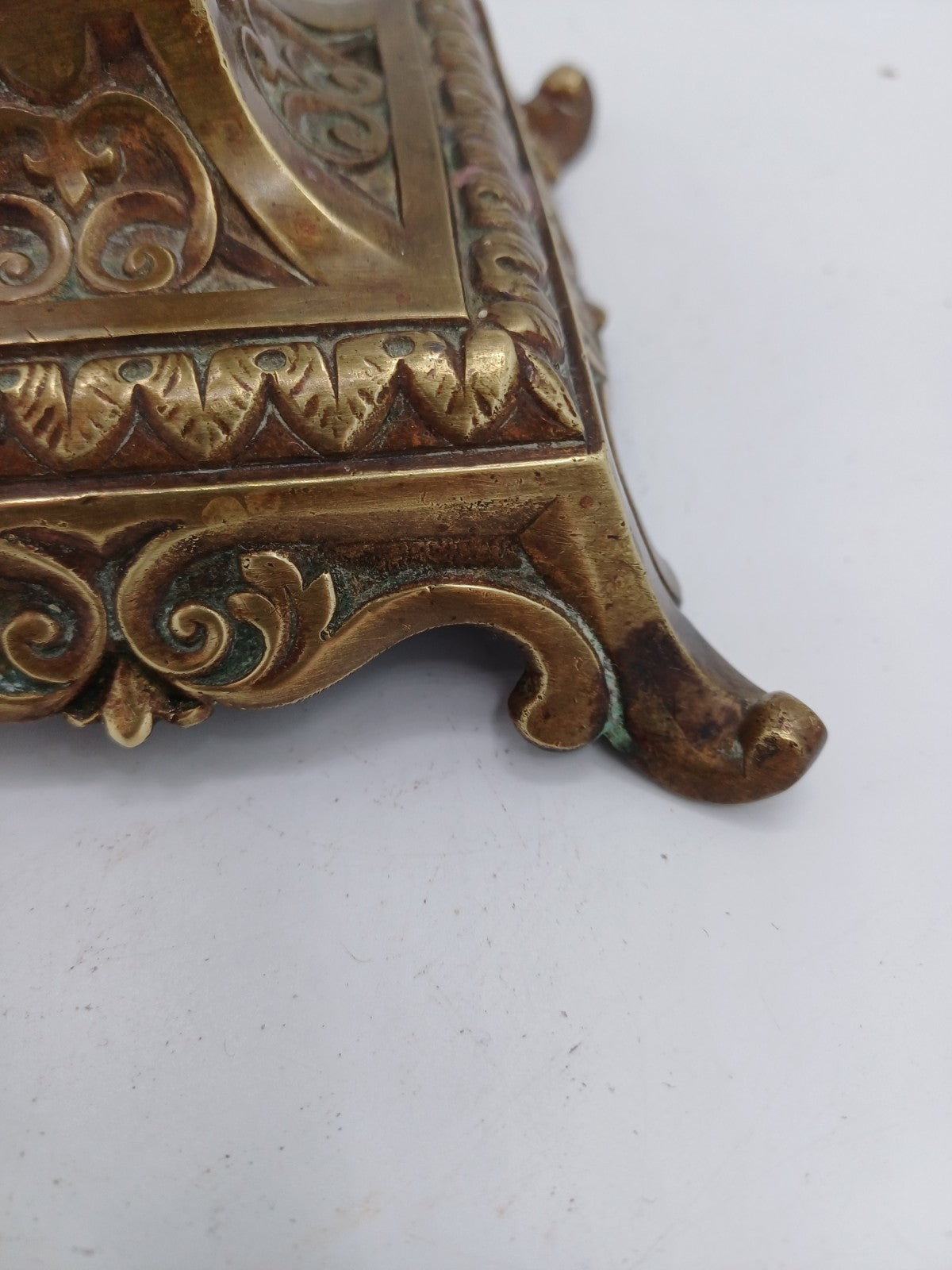 Chandelier à 5 branches en bronze doré - Déco - Vintage