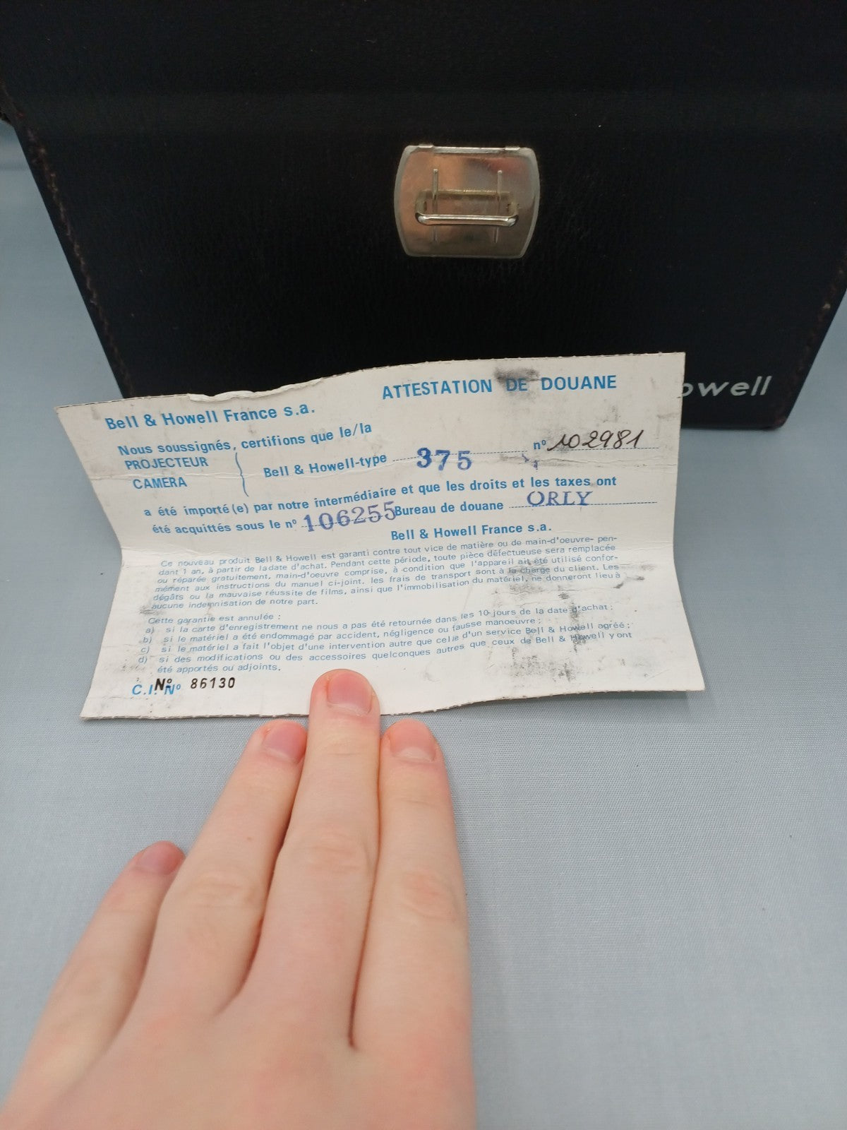 Caméra Bell & Howell Filmsound 8 + Sacoche Année 60/70 - Vintage