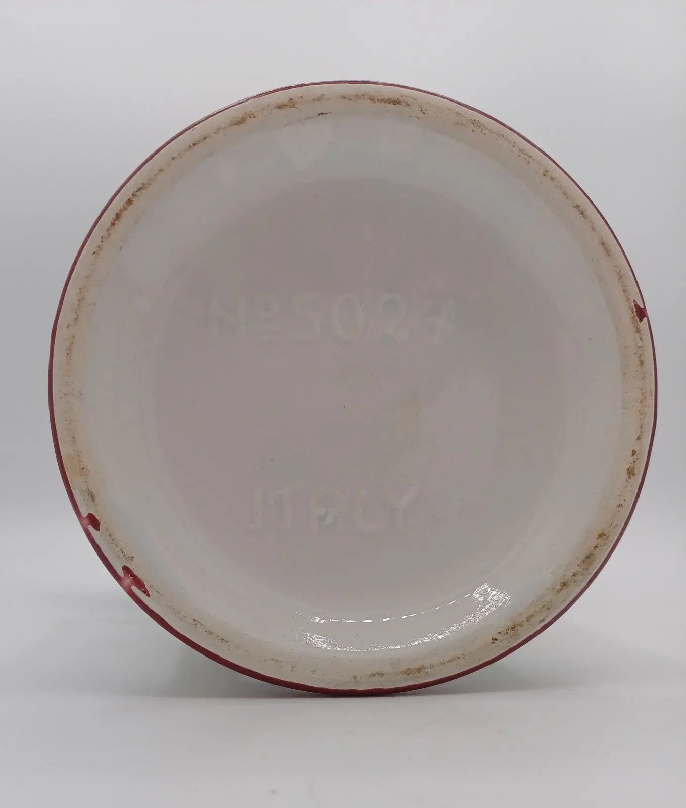 Brûleur d’Encens Ancien en Forme de Tisanière – Céramique Italienne Numérotée AR CONCEPT