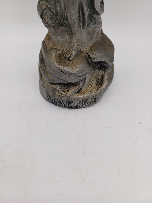 Statuette en régule argenté signée Rucho – "Marika" - Vintage - Déco Intérieur