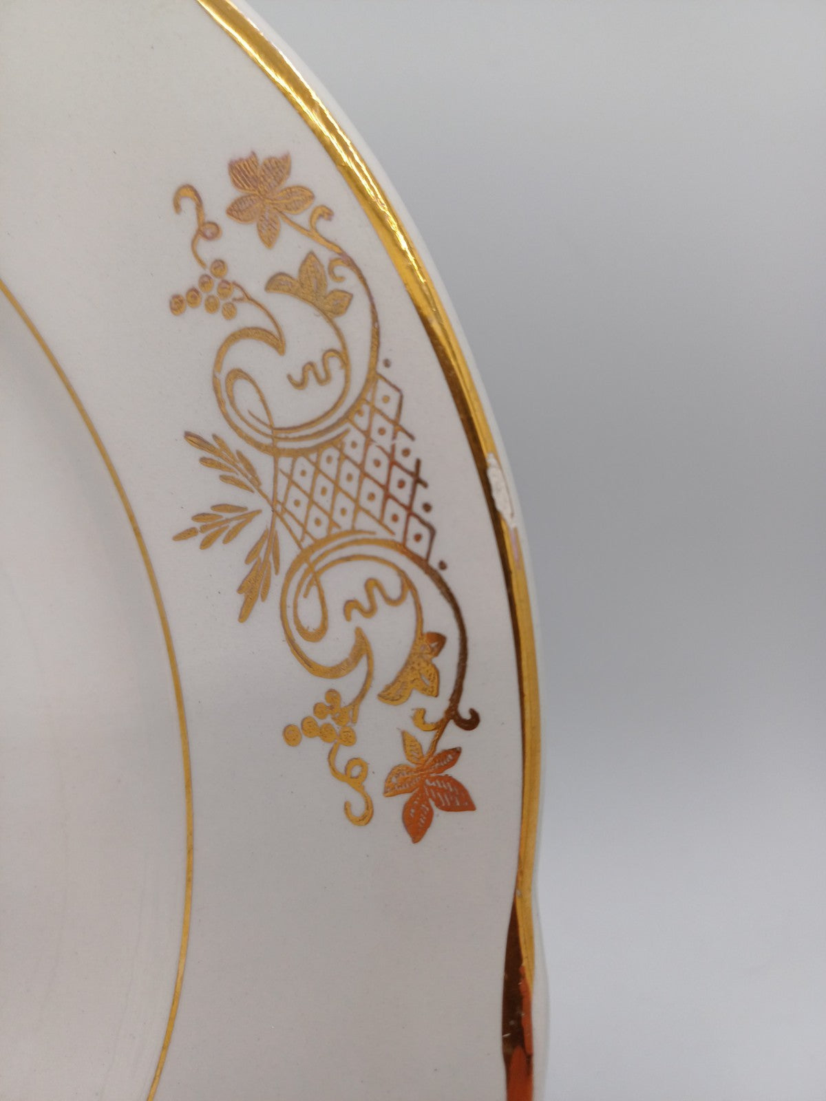 Lot de 12 Assiettes Plates en Faïence – Manufacture Lunéville – Décor Floral AR CONCEPT
