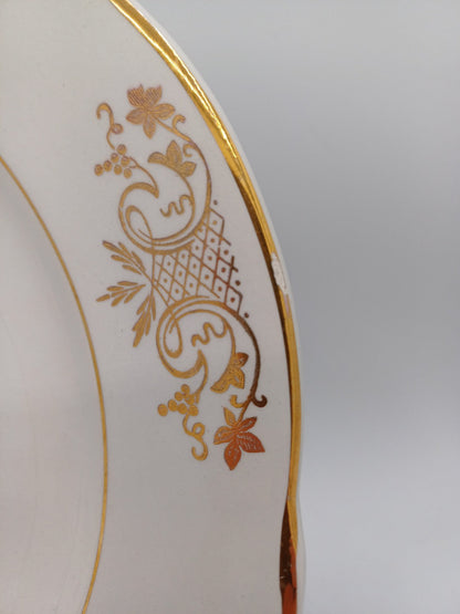 Lot de 12 Assiettes Plates en Faïence – Manufacture Lunéville – Décor Floral AR CONCEPT