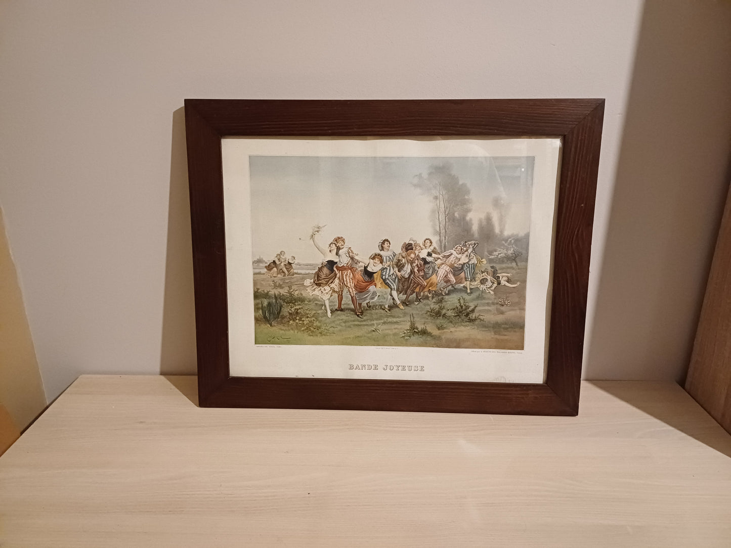 Typogravure Goupil "Bande Joyeuse" – 1896 – Signée Émile Bayard - Copie AR CONCEPT