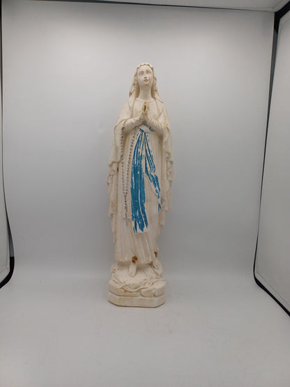 Statue en Plâtre – Vierge Marie Signée Puccini, Sérénité et Spiritualité 🕊️✨ AR CONCEPT