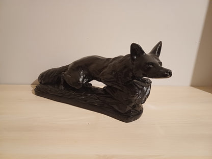 Statue d'un Renard en Plâtre - Décoration AR CONCEPT