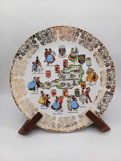 Assiette en Porcelaine – Collection Autriche Österreich AR CONCEPT
