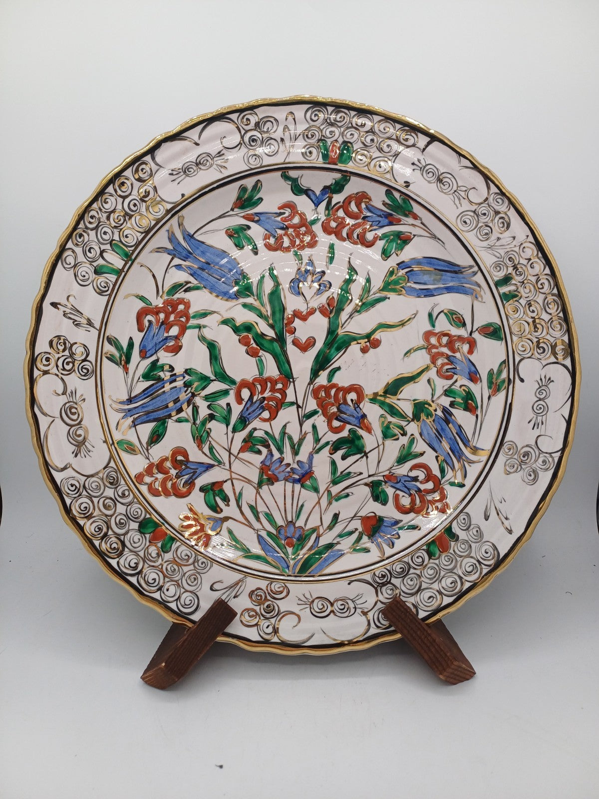 Plat Icaros Pottery – Rhodes (Grèce) – XXe siècle – Peint à la Main - A/212 AR CONCEPT