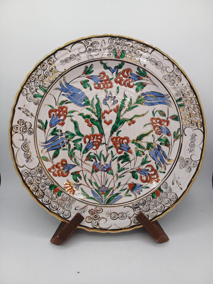 Plat Icaros Pottery – Rhodes (Grèce) – XXe siècle – Peint à la Main - A/212 AR CONCEPT