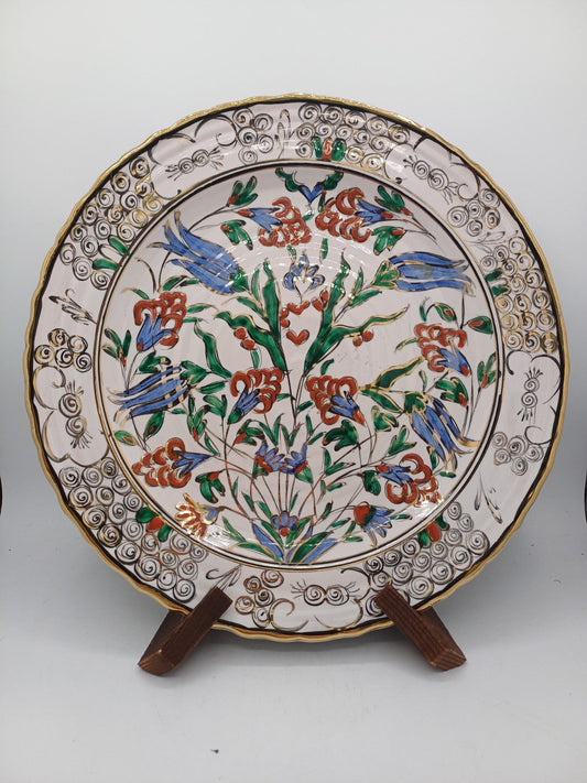 Plat Icaros Pottery – Rhodes (Grèce) – XXe siècle – Peint à la Main - A/212 AR CONCEPT