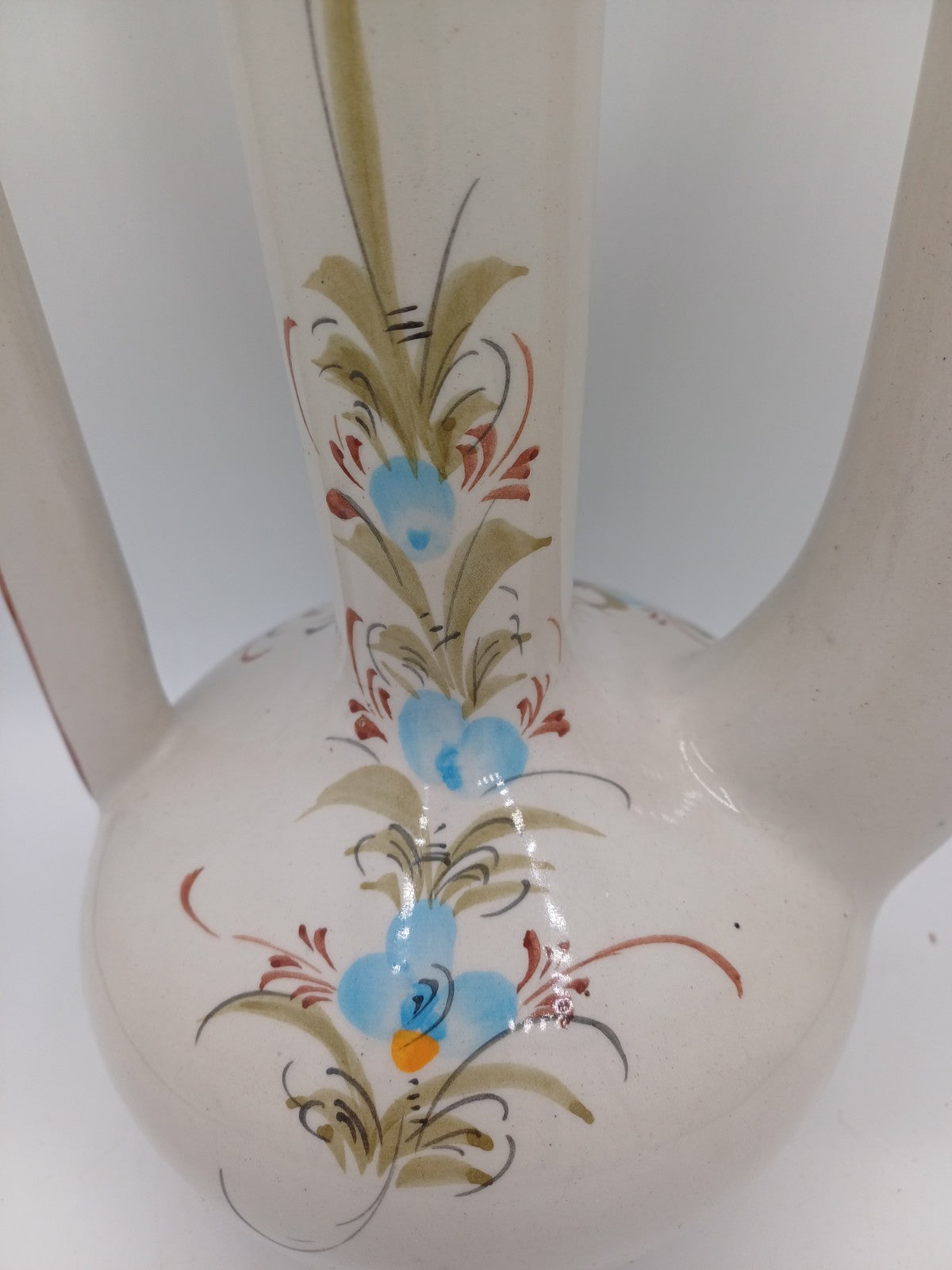 Aiguière en céramique numérotée – XXème siècle - Décor Floral AR CONCEPT