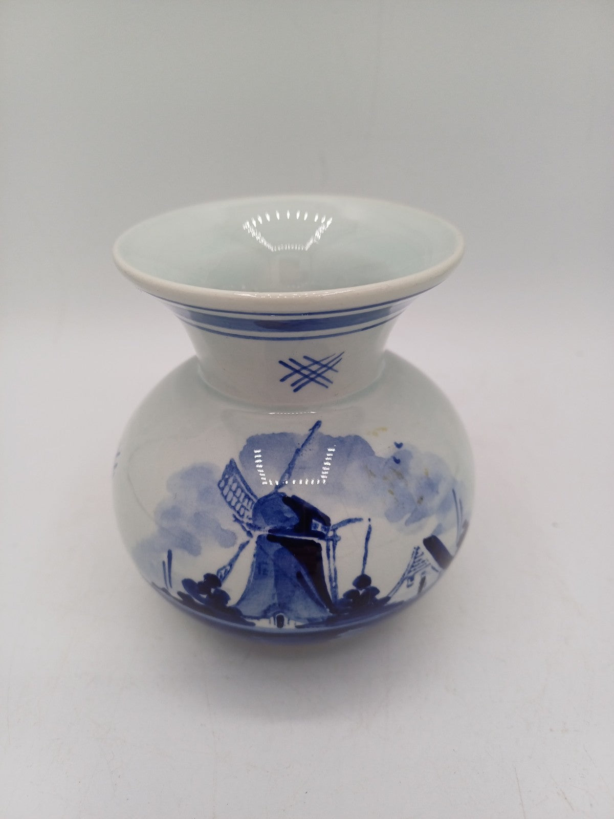 Petit Vase en Faïence de Delft – Décor Bleu Peint à la Main - Pays-Bas AR CONCEPT