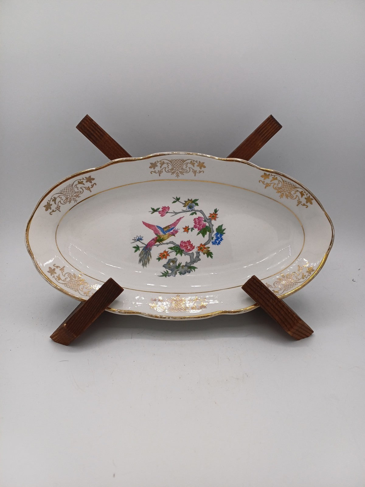 Lot de 2 raviers – Porcelaine de Lunéville – Décor floral - Collection AR CONCEPT