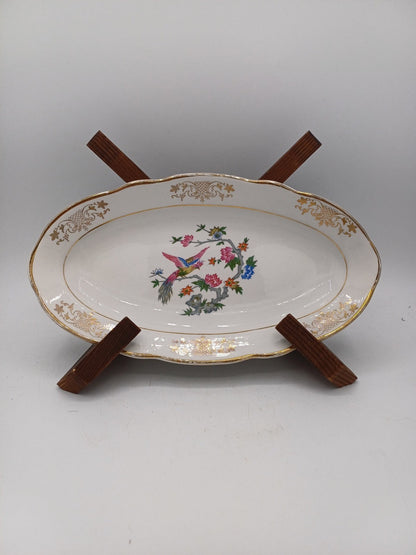 Lot de 2 raviers – Porcelaine de Lunéville – Décor floral - Collection AR CONCEPT