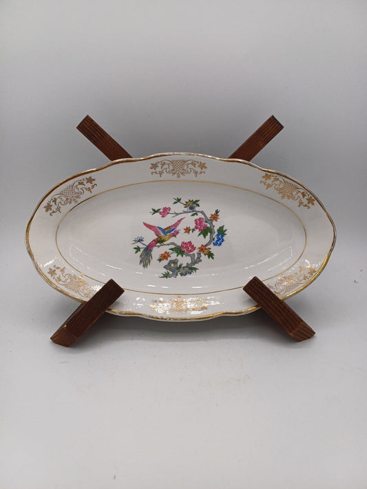 Lot de 2 raviers – Porcelaine de Lunéville – Décor floral - Collection AR CONCEPT