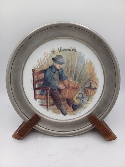 Lot de 2 assiettes en porcelaine allemande Bavaria – Winterling – Terra Veccttia AR CONCEPT