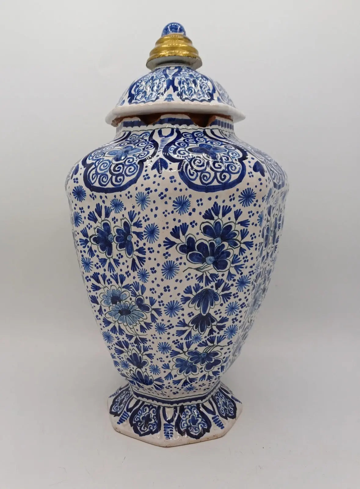 Vase / Potiche - Faïence de Delft - Signé La Griffe de Porcelaine AR CONCEPT