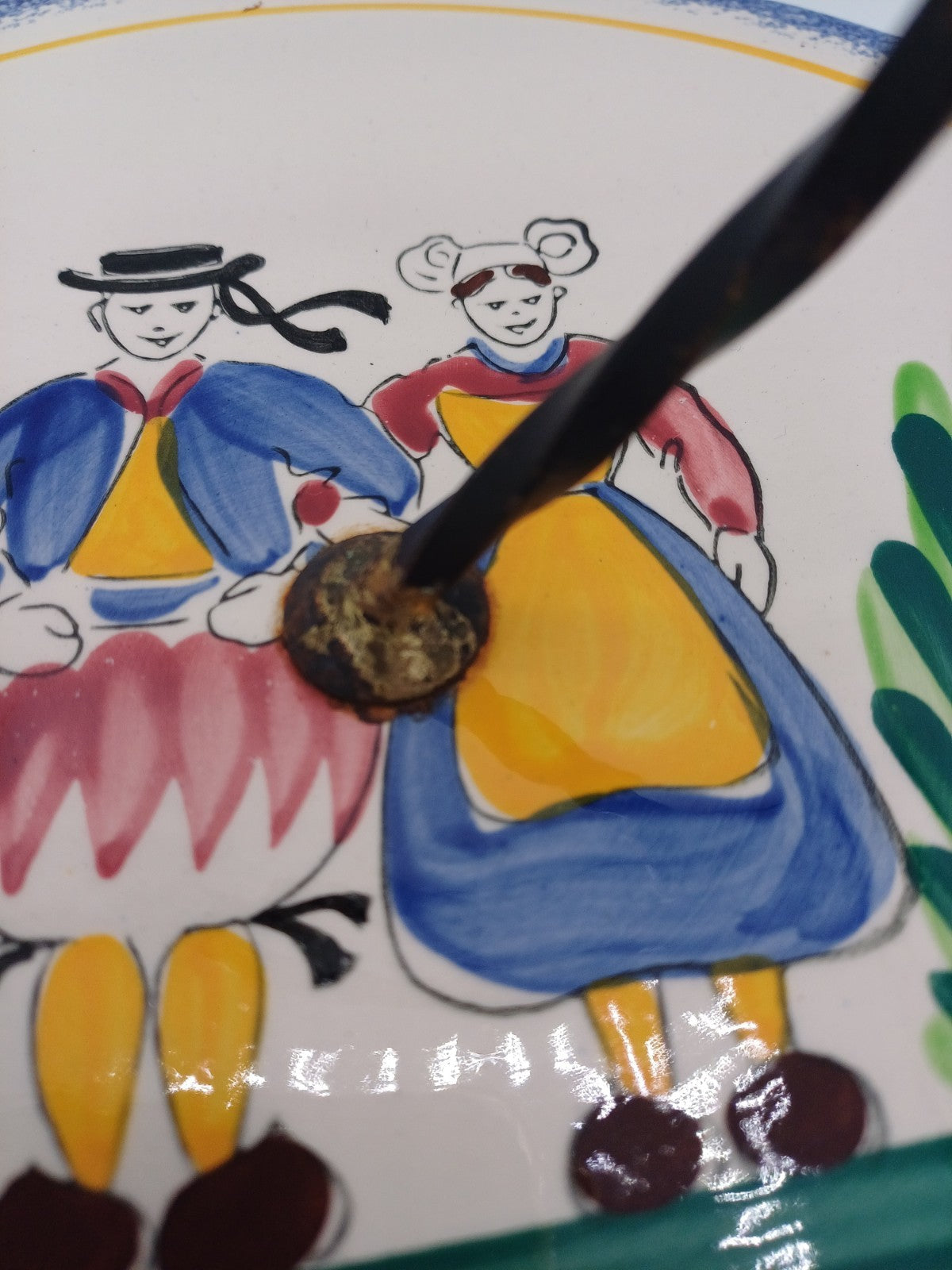 Plateau à Fromage en Faïence – Décor Breton "La Pointe du Raz" AR CONCEPT