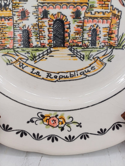 Lot de 2 assiettes commémoratives Révolution 1789 – Ironstone Tableware AR CONCEPT