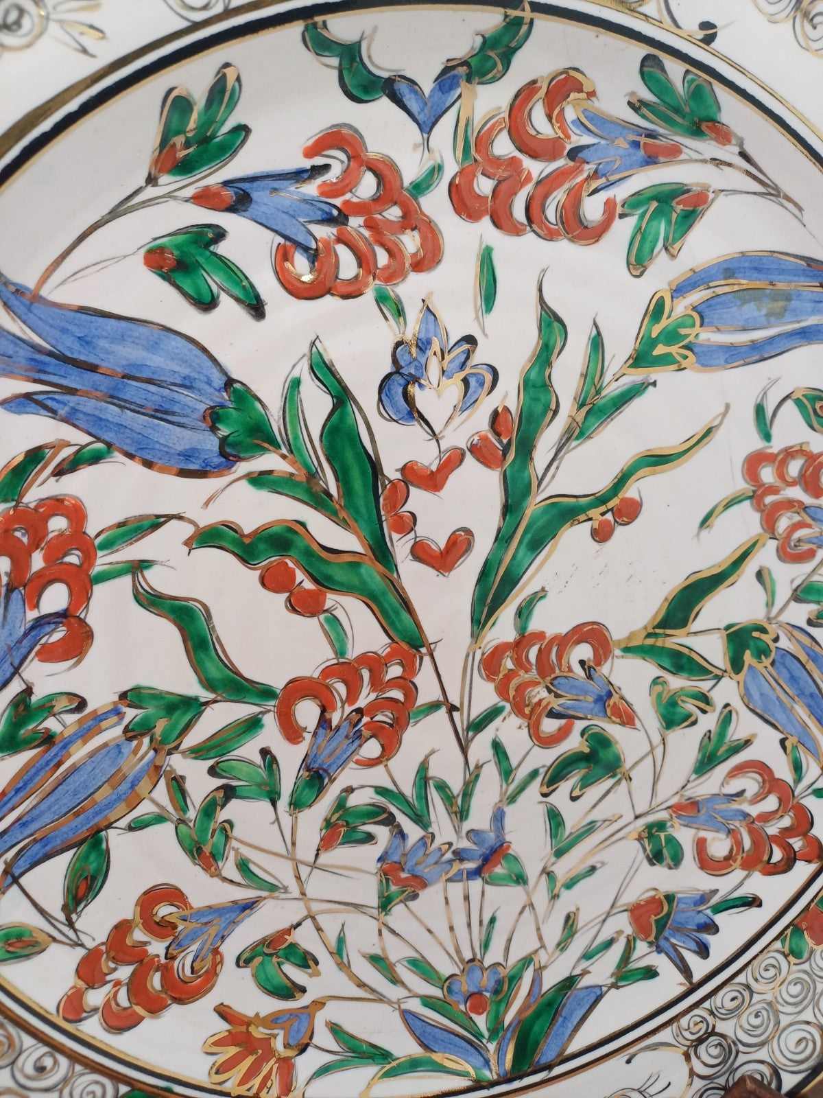 Plat Icaros Pottery – Rhodes (Grèce) – XXe siècle – Peint à la Main - A/212 AR CONCEPT