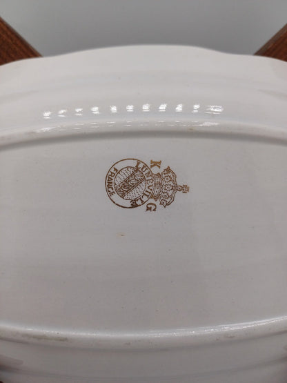 Lot de 2 raviers – Porcelaine de Lunéville – Décor floral - Collection AR CONCEPT