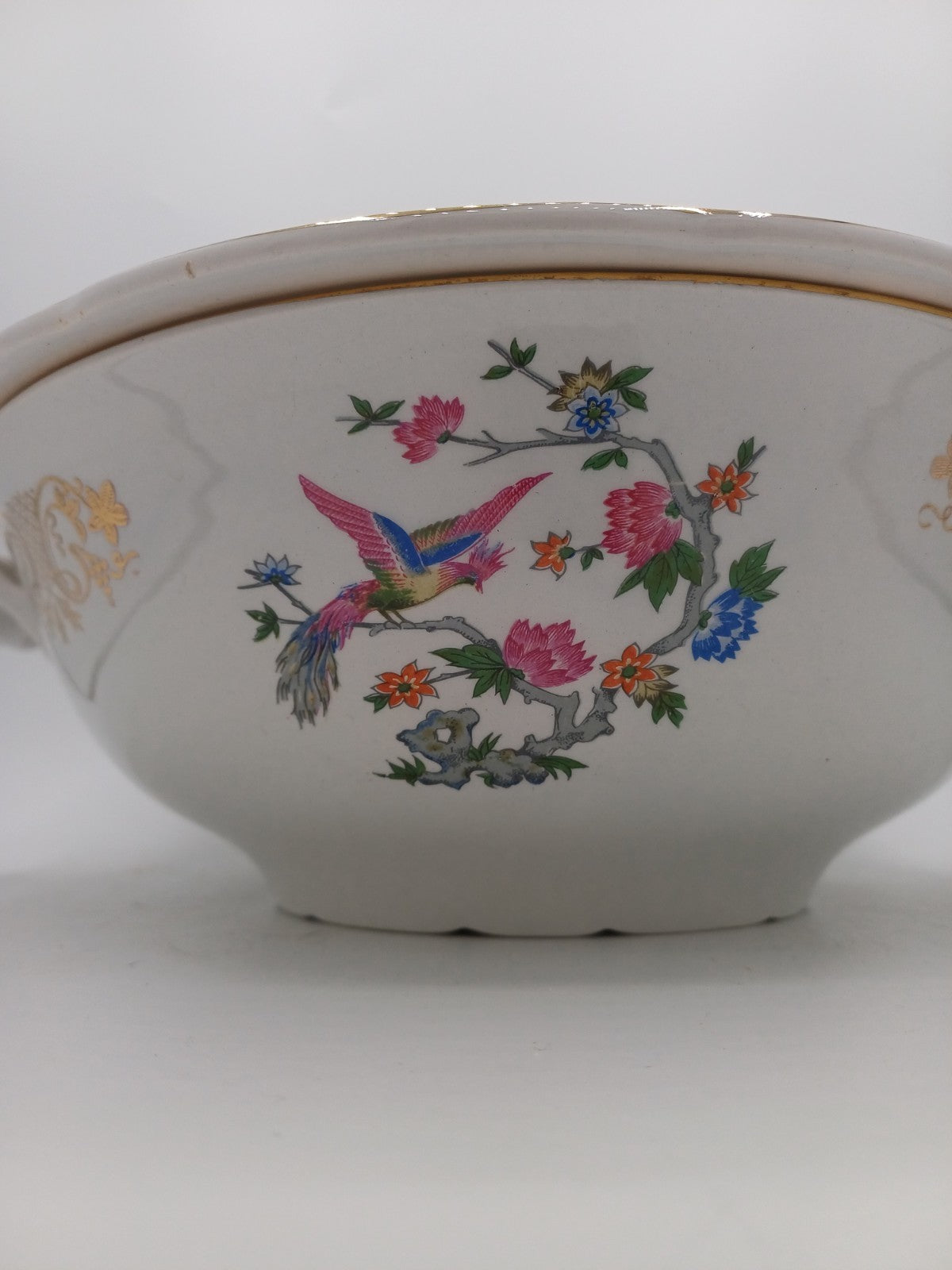 Soupière – Porcelaine de Lunéville – Décor floral - Collection AR CONCEPT