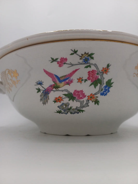 Soupière – Porcelaine de Lunéville – Décor floral - Collection AR CONCEPT