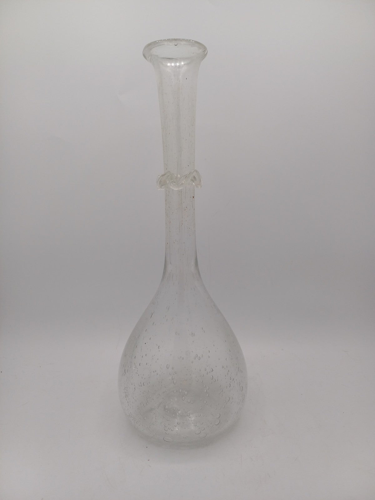 Ancien Vase en Verre Soufflé Bullé - Style Biot - Art de la Table - Décoration AR CONCEPT