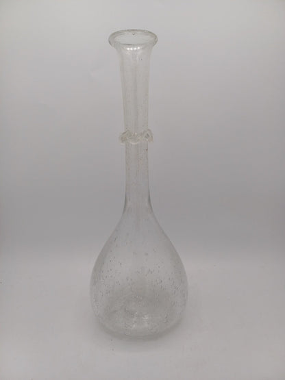 Ancien Vase en Verre Soufflé Bullé - Style Biot - Art de la Table - Décoration AR CONCEPT