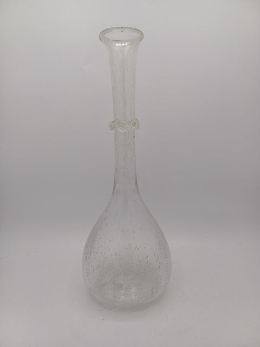 Ancien Vase en Verre Soufflé Bullé - Style Biot - Art de la Table - Décoration AR CONCEPT