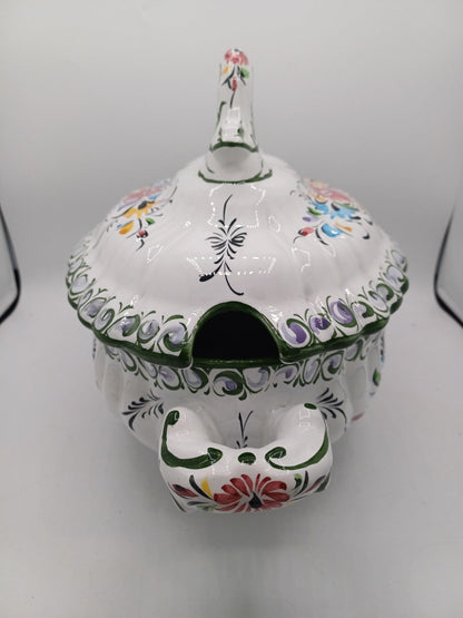 Soupière avec Louche en Faïence – Portugal – Peint à la main -  R&C CAL Juncal AR CONCEPT