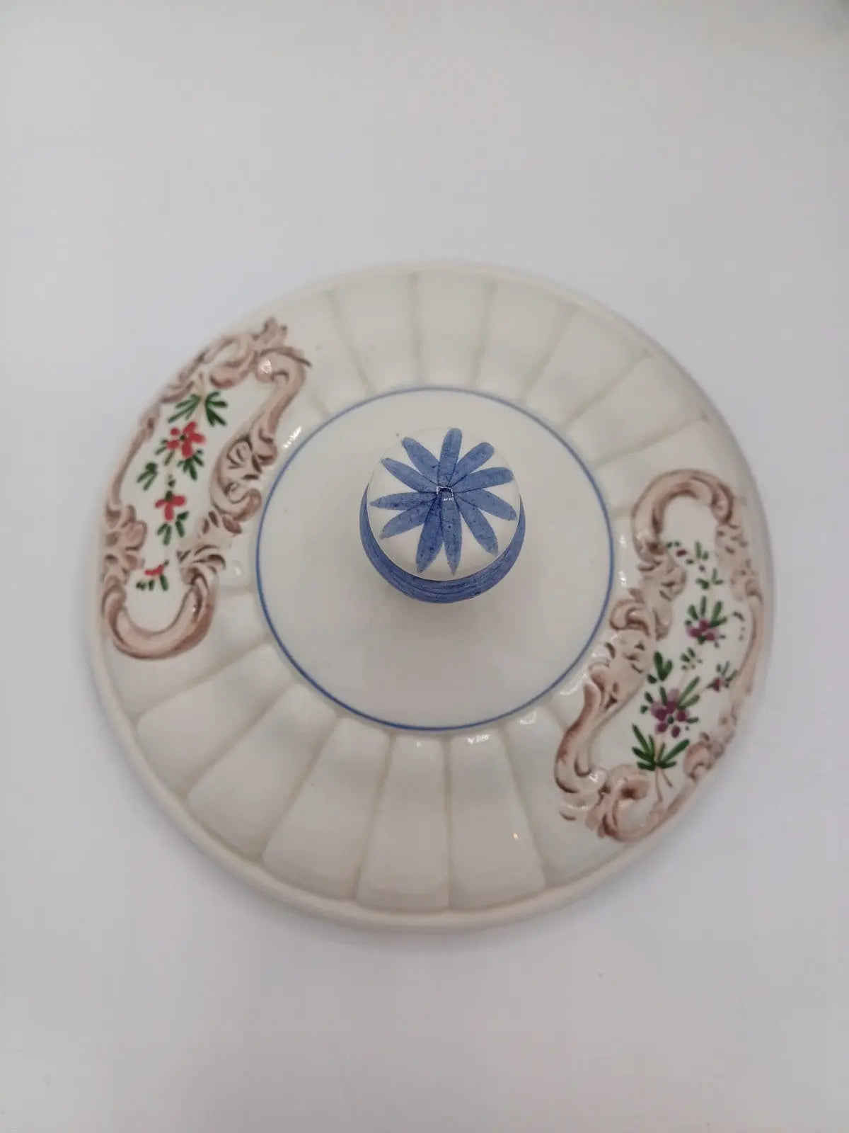 Vase / Potiche en Céramique Italienne – Bassano Tellatin Orsato – Décor Floral AR CONCEPT