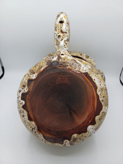 Service à fondue Vallauris en céramique – Francis Bongiovanni - Pour 4 personnes AR CONCEPT