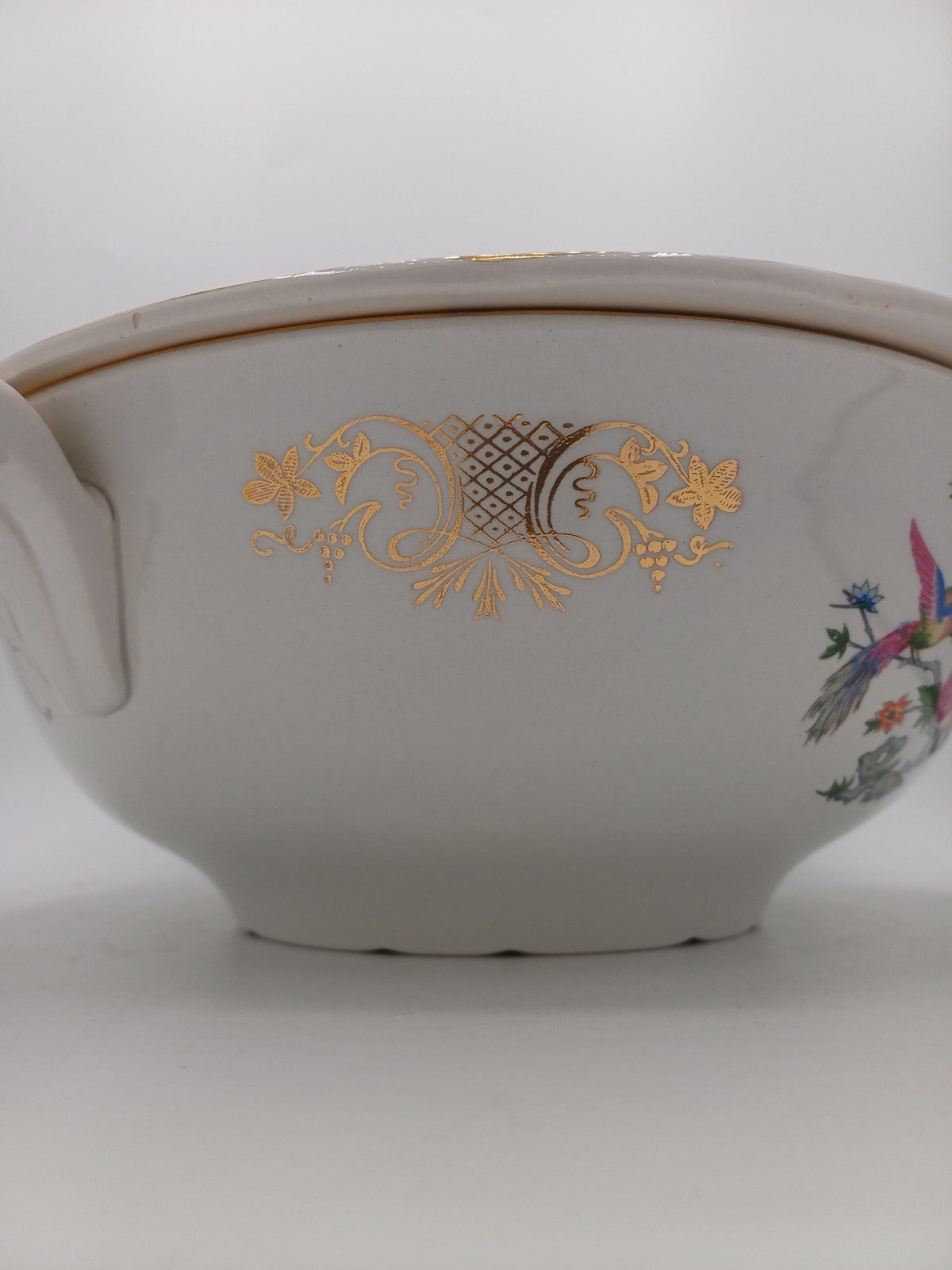 Soupière – Porcelaine de Lunéville – Décor floral - Collection AR CONCEPT