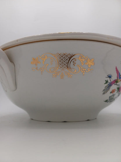 Soupière – Porcelaine de Lunéville – Décor floral - Collection AR CONCEPT