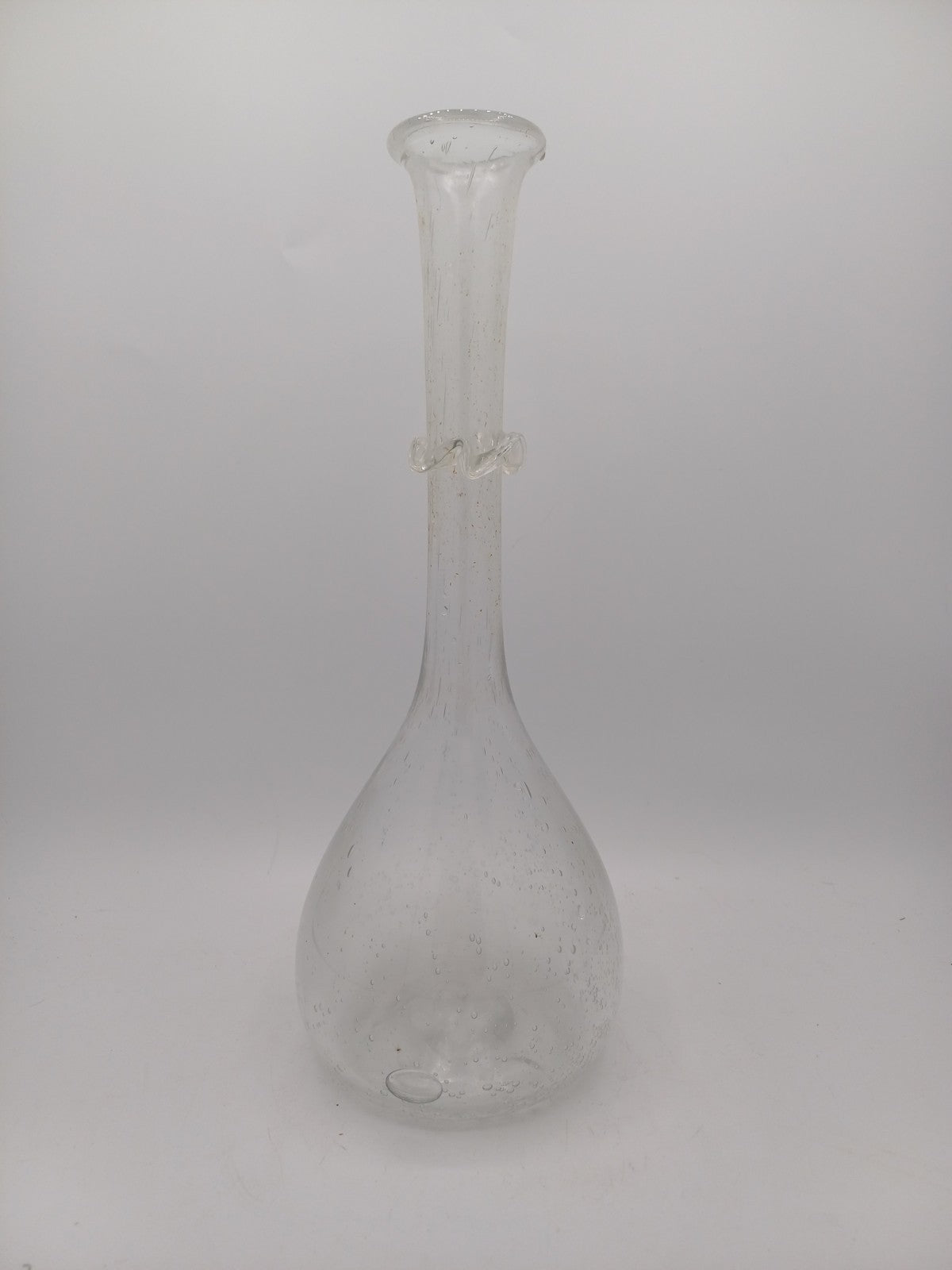 Ancien Vase en Verre Soufflé Bullé - Style Biot - Art de la Table - Décoration AR CONCEPT