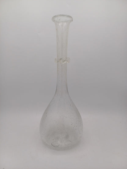 Ancien Vase en Verre Soufflé Bullé - Style Biot - Art de la Table - Décoration AR CONCEPT