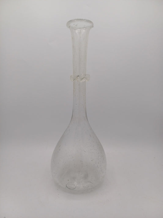 Ancien Vase en Verre Soufflé Bullé - Style Biot - Art de la Table - Décoration AR CONCEPT