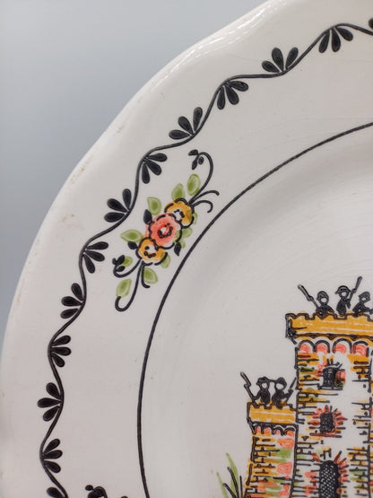 Lot de 2 assiettes commémoratives Révolution 1789 – Ironstone Tableware AR CONCEPT