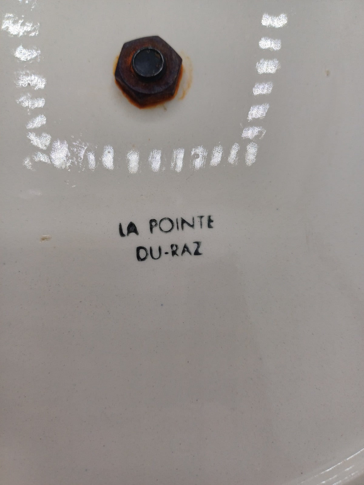 Plateau à Fromage en Faïence – Décor Breton "La Pointe du Raz" AR CONCEPT