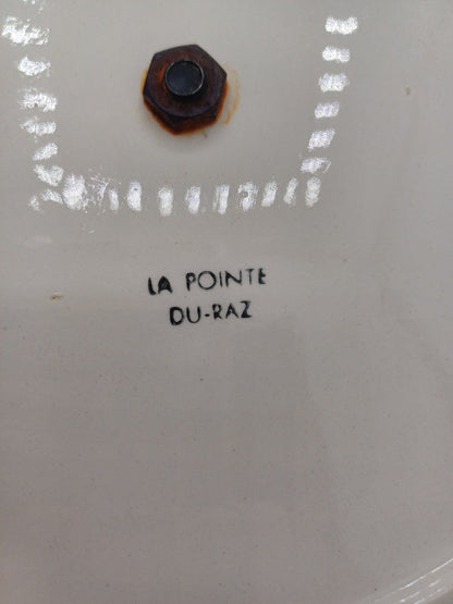 Plateau à Fromage en Faïence – Décor Breton "La Pointe du Raz" AR CONCEPT