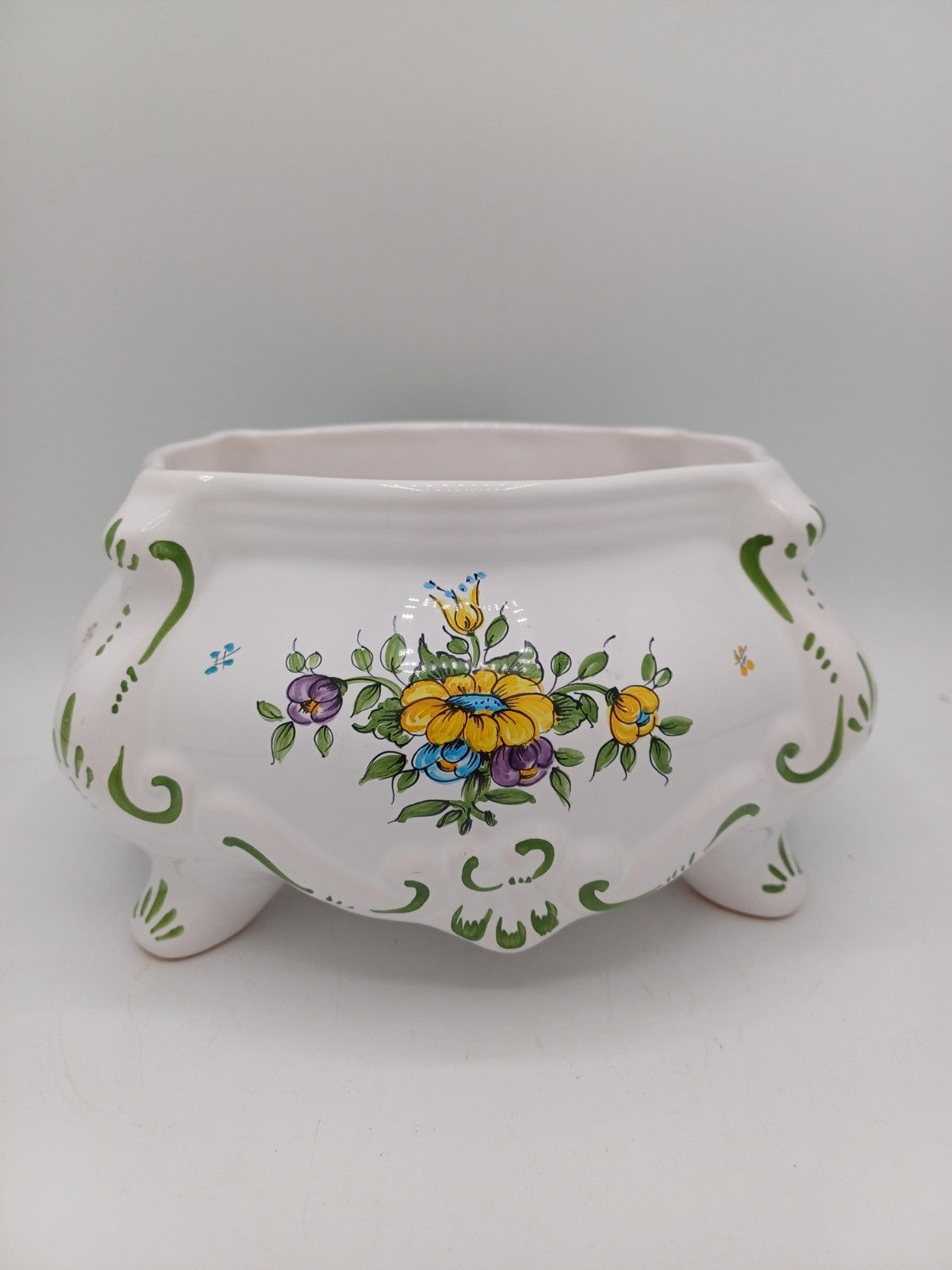 Bonbonnière en Faïence – Faïencerie Dellerie à Moustier - Très bon état AR CONCEPT