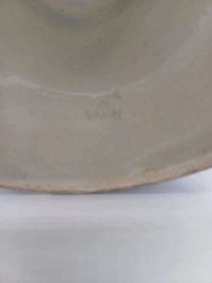 Grand Vase / Potiche à Décor Floral Bleu – Fabriqué en Espagne AR CONCEPT