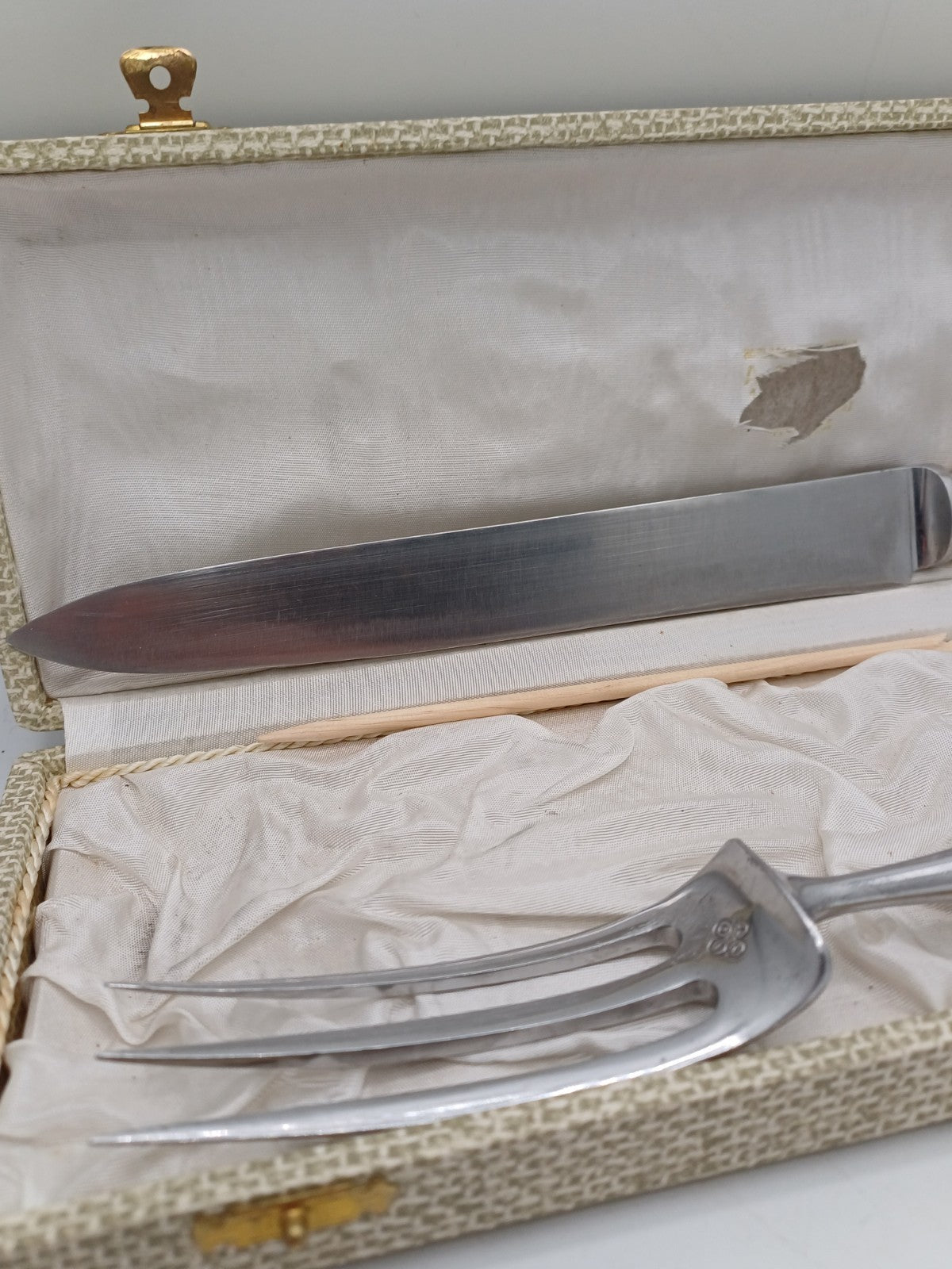 Service à découper le gigot – Christofle – Métal argenté et inox - France