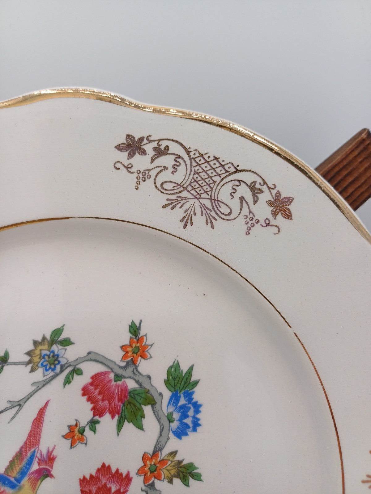 Lot de 12 assiettes à dessert – Porcelaine de Lunéville – Décor floral AR CONCEPT