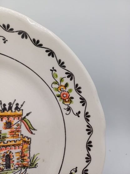 Lot de 2 assiettes commémoratives Révolution 1789 – Ironstone Tableware AR CONCEPT