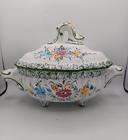 Soupière avec Louche en Faïence – Portugal – Peint à la main -  R&C CAL Juncal AR CONCEPT