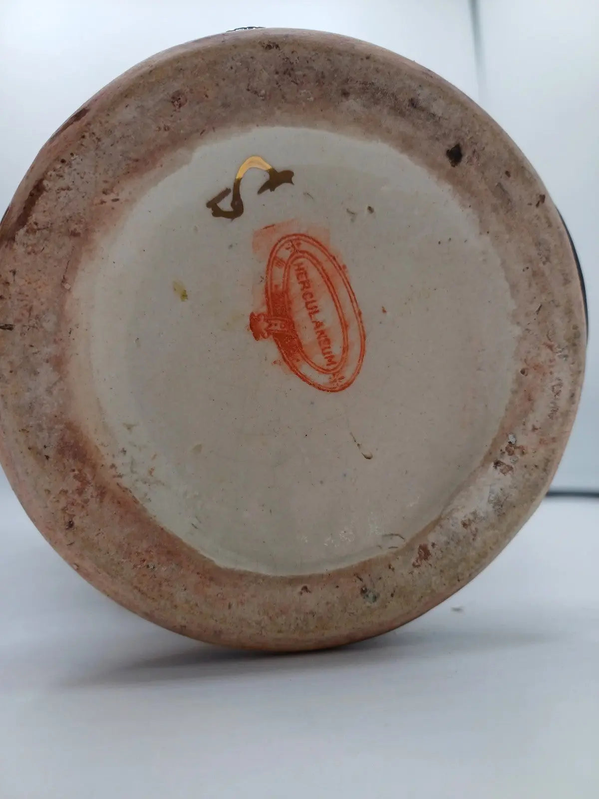 Lot de 2 Vases en céramique signée Herculaneum – Décor Floral AR CONCEPT