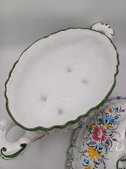 Soupière avec Louche en Faïence – Portugal – Peint à la main -  R&C CAL Juncal AR CONCEPT